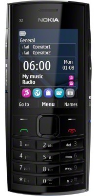 Nokia X2-02 ocean blue