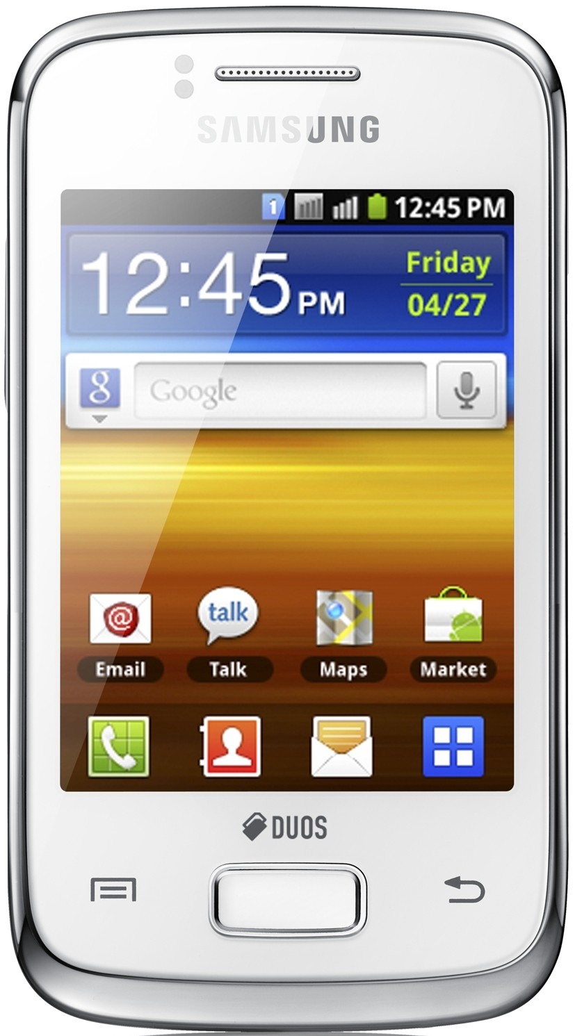 Samsung Galaxy Y Duos S6102 pure white