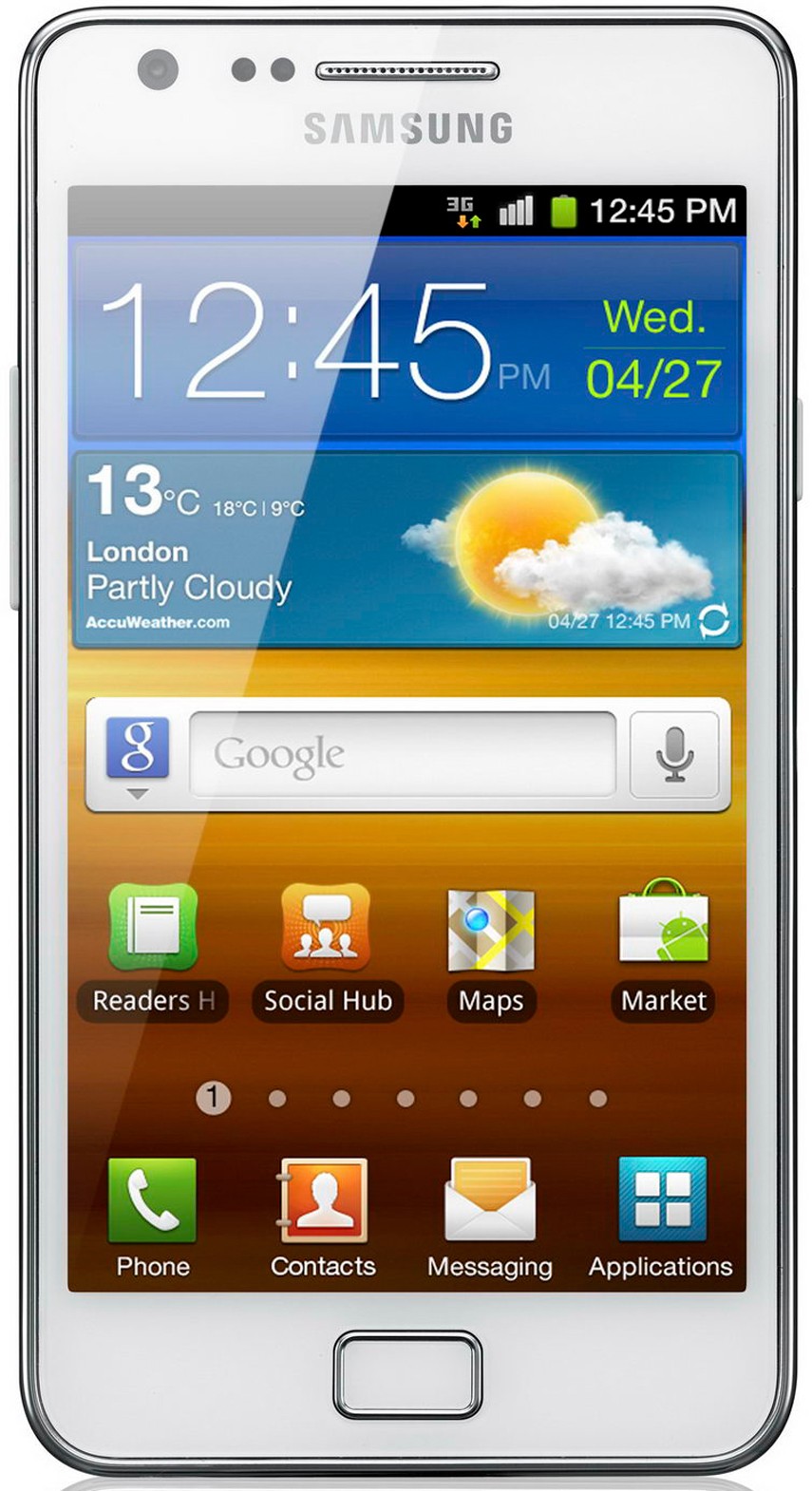 Samsung Galaxy S II i9100 White