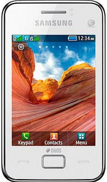 Samsung Star 3 Duos S5222 pure white