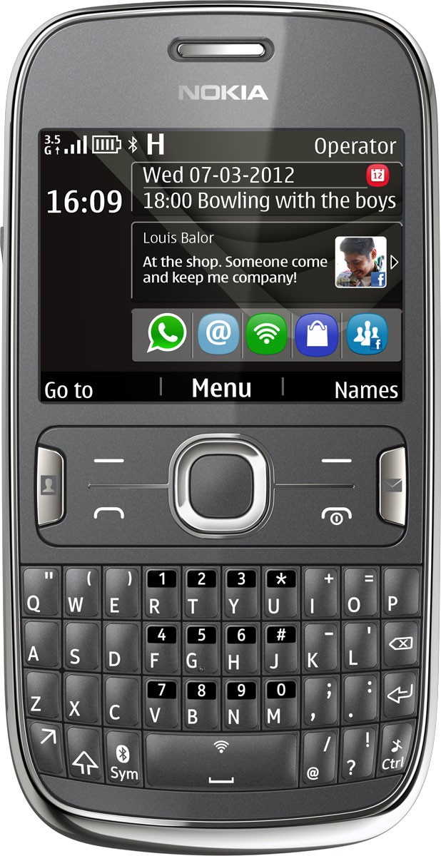Nokia Asha 302 Dark grey