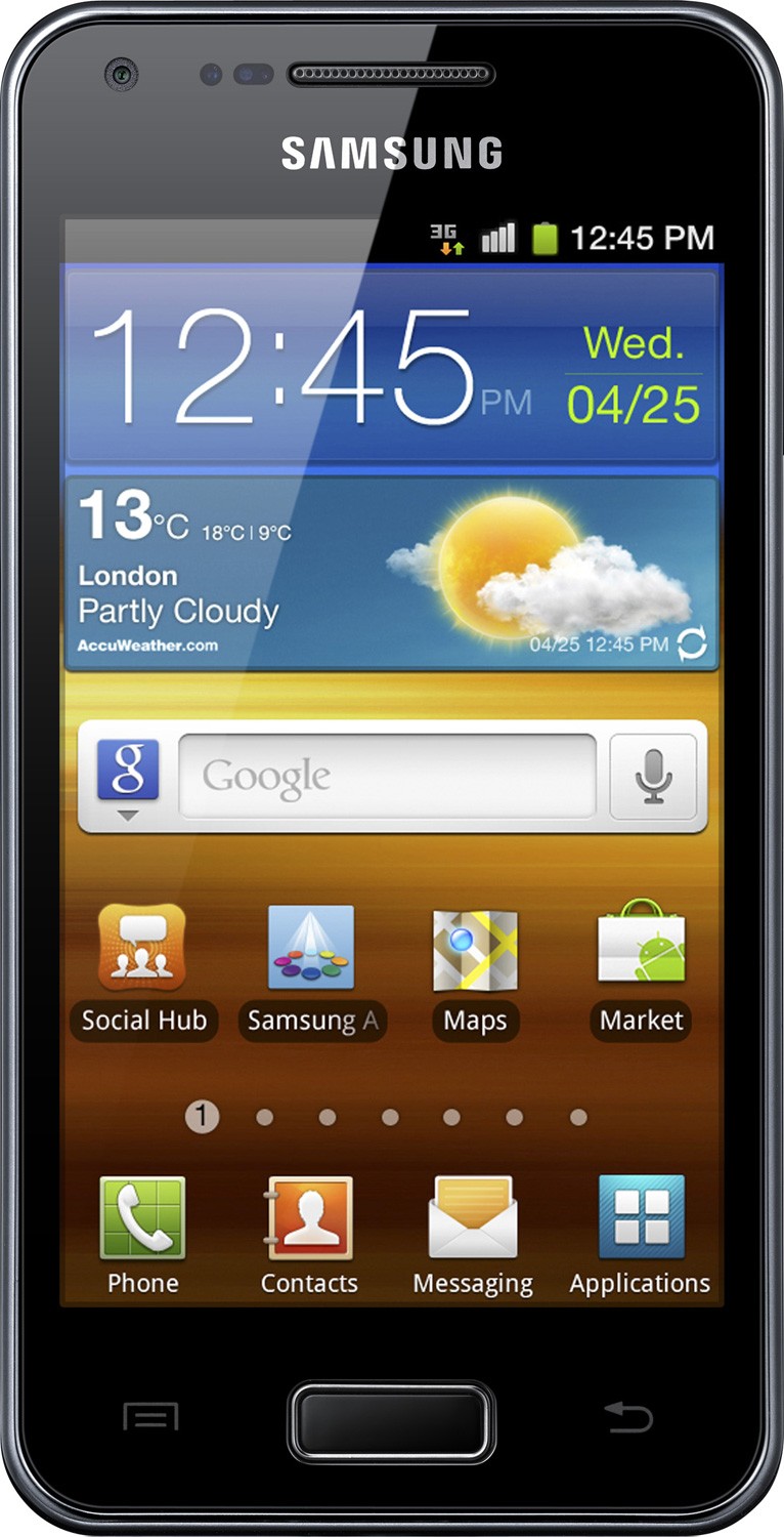 Samsung Galaxy S Advance I9070 metallic black
