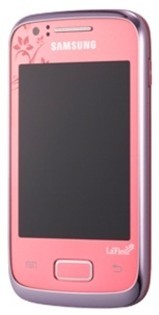 Samsung Galaxy Y Duos S6102 romantic pink la fleur