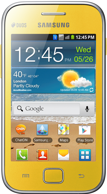 Samsung Galaxy Ace Duos S6802 yellow