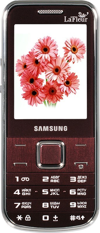 Samsung C3530 wine red La Fleur