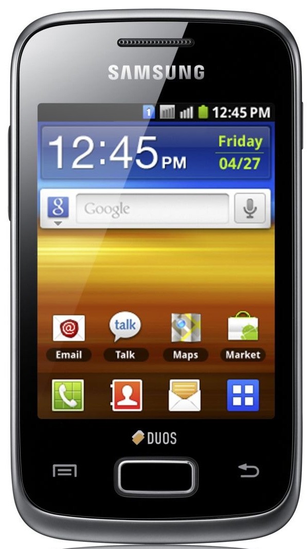 Samsung Galaxy Y Duos S6102 strong black