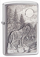 Зажигалка Zippo - TIMBERWOLVES (Лесные Волки)