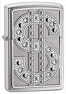 Зажигалка Zippo Доллар c кристаллами Swarovski